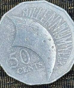 Australia 50 Cents Commemorative Coin (Millennium Year 2000) Queen Elizabeth II