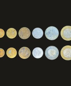 Kazakhstan Coin Set of 6 (1 Tenge, 5 Tenge, 10 Tenge, 20 Tenge, 50 Tenge and 100 Tenge)
