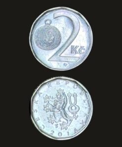 Czech Republic 2 Koruny Coin Great Moravian Button Jewel