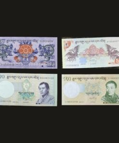 Bhutan Royal Banknote Set of 4 UNC