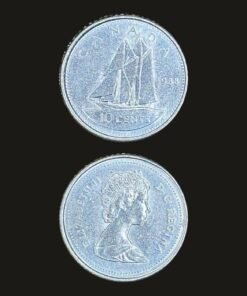Canada 10 Cents Coin Bluenose Schooner