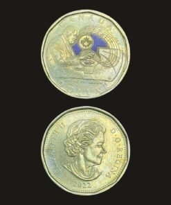 Canada 1 Dollar 2022 Loonie Coin Oscar Peterson Coloured