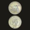 Canada 1 Dollar 2012 Loonie Coin 100th Grey Cup