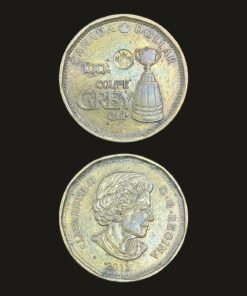 Canada 1 Dollar 2012 Loonie Coin 100th Grey Cup
