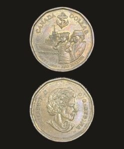 Canada 1 Dollar 2010 Loonie Coin Canadian Navy Centennial