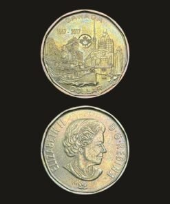 Canada 1 Dollar 2017 Loonie Coin Canada 150 Connecting a Nation