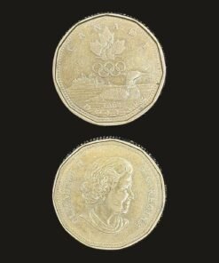 Canada 1 Dollar 2004 Loonie Coin Athens Olympic Lucky Loonie
