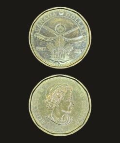 Canada 1 Dollar 2017 Loonie Coin Toronto Maple Leafs 100th Anniversary