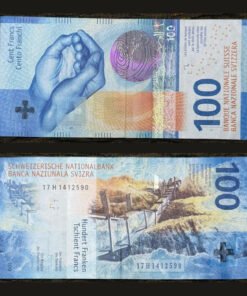 Switzerland 100 Francs Banknote 9th Series Water Humanitarian Theme