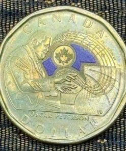 Canada 1 Dollar (Oscar Peterson, Queen Elizabeth II) Coin