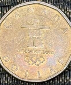 Canada 1 Dollar (Vancouver Winter Olympics, Queen Elizabeth II) Coin