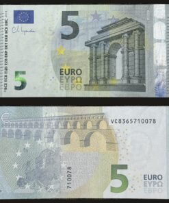 Eurozone 5 Euro Banknote 2013 Europa Series Classical Gateway and Aqueduct