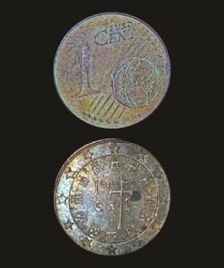 Portugal Euro 1 Cent Coin Royal Seal of 1134 Copper-Plated Steel