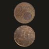 Croatia Euro 2 Cents Coin Glagolitic Script Copper-Plated Steel