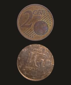 Croatia Euro 2 Cents Coin Glagolitic Script Copper-Plated Steel