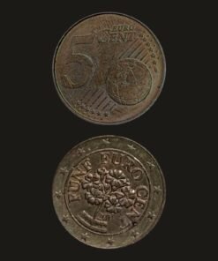 Austria Euro 5 Cents Coin Primrose Flower Copper-Plated Steel