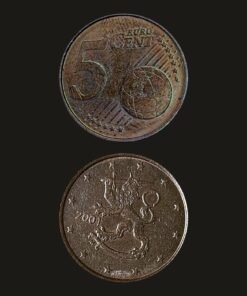 Finland Euro 5 Cents Coin Heraldic Lion Copper-Plated Steel