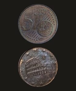 Italy Euro 5 Cents Coin Colosseum Rome Copper-Plated Steel