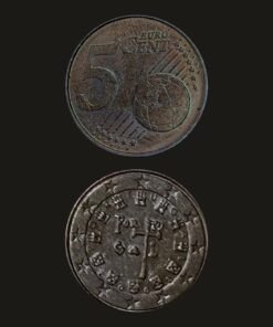 Portugal Euro 5 Cents Coin Royal Seal of 1134 Copper-Plated Steel