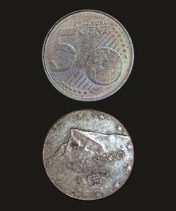 Slovakia Euro 5 Cents Coin Krivan Peak Copper-Plated Steel