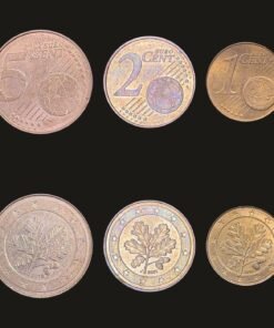 Euro Coin Set of 3 (1 Cent, 2 Cents and 5 Cents) Any Eurozone Country