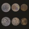 France Euro Coin Set of 3 (1 Cent, 2 Cents and 5 Cents)