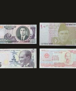 Fathers of the Nation Banknote Pack of 4 UNC