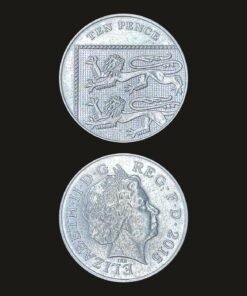 United Kingdom 10 Pence Coin Royal Shield Design