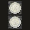 Germany West Germany 10 Pfennig Coin 1966 Oak Seedling Brass Clad Steel