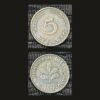 Germany West Germany 5 Pfennig Coin 1950 Oak Seedling Brass Clad Steel
