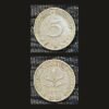 Germany West Germany 5 Pfennig Coin 1950 Oak Seedling Brass Clad Steel