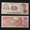 Honduras 1 Lempira Banknote UNC 2022 Chief Lempira Copan Ruins PWPW RARE