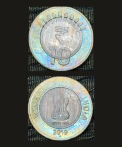 India 10 Rupees 2019 (10 Rays Connectivity Design) Coin