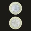 India 10 Rupees 2015 Bimetallic Coin Mahatma Gandhi Return from South Africa Centenary