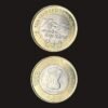 India 10 Rupees (75th Year of Independence / Azadi Ka Amrit Mahotsav / Hyderabad Mint / 2025) Coin