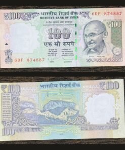 India 100 Rupees Banknote UNC Mahatma Gandhi Himalayan Range