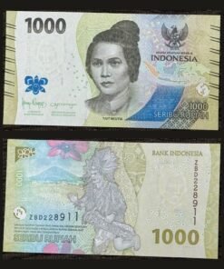 Indonesia 1000 Rupiah Banknote 2022 Tjut Meutia Tari Tifa Banda Neira UNC RARE
