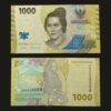 Indonesia 1000 Rupiah Banknote 2022 Tjut Meutia Tari Tifa Banda Neira UNC RARE