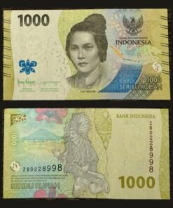 Indonesia 1000 Rupiah Banknote 2022 Tjut Meutia Tari Tifa Banda Neira UNC RARE