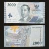 Indonesia 2000 Rupiah Banknote 2022 UNC Mohammad Hoesni Thamrin Tari Piring Ngarai Sianok RARE