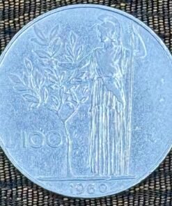Italy 100 Lire (Goddess Minerva, Big Coin) Coin