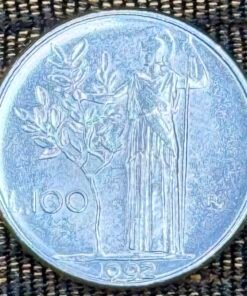 Italy 100 Lire (Goddess Minerva) Coin