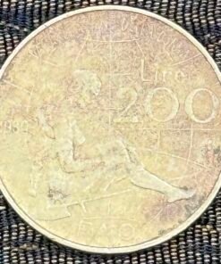 Italy 200 Lire (FAO International Women's Year) Coin