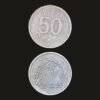 South Korea 50 Won Coin Rice Plant