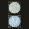 Kazakhstan 20 Tenge Coin 2021 Latin Script Qazaqstan Respyblikasy Nickel Plated Steel