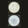 Kazakhstan 20 Tenge Coin 2021 Latin Script Qazaqstan Respyblikasy Nickel Plated Steel