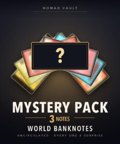 Mystery Pack 3 Uncirculated World Banknotes Surprise Currency Collection Gift