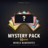 Mystery Pack 10 Uncirculated World Banknotes Surprise Currency Collection Gift