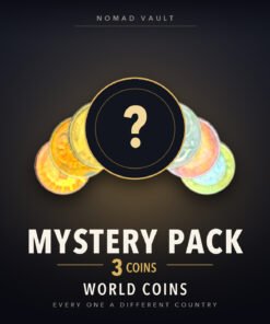 Mystery Pack 3 Circulated World Coins Surprise Coin Collection Gift
