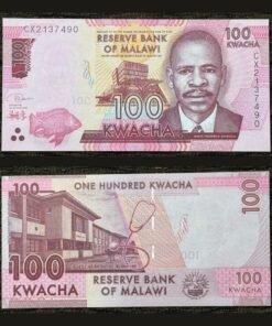 Malawi 100 Kwacha Banknote UNC 2020 James Frederick Sangala Medical College Blantyre RARE